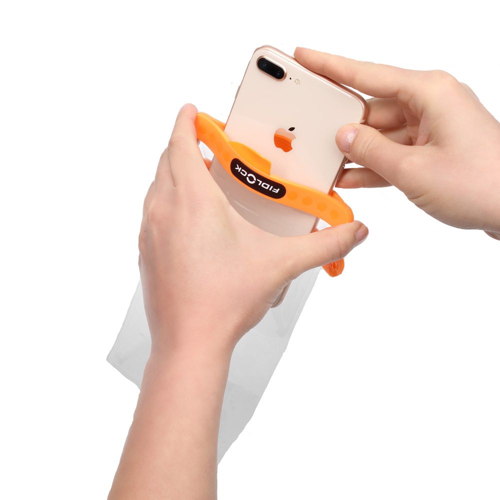 Fidlock Dry Bag Medi orange transparent