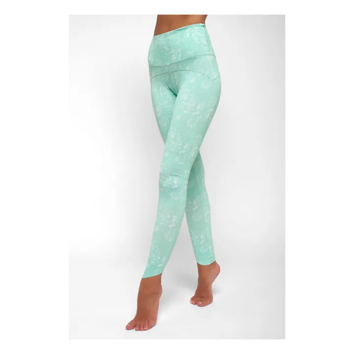 YUJ Paris Legging Bandana | Vert d'eau