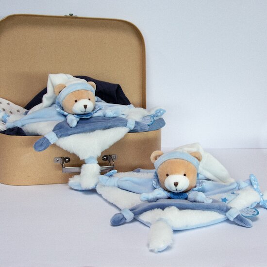 Ours petit chou doudou   Bleu        de               Doudou et Compagnie