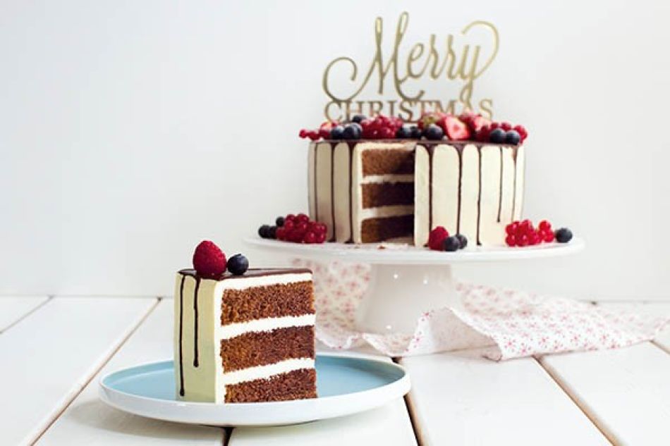 Milo Drip Cake
