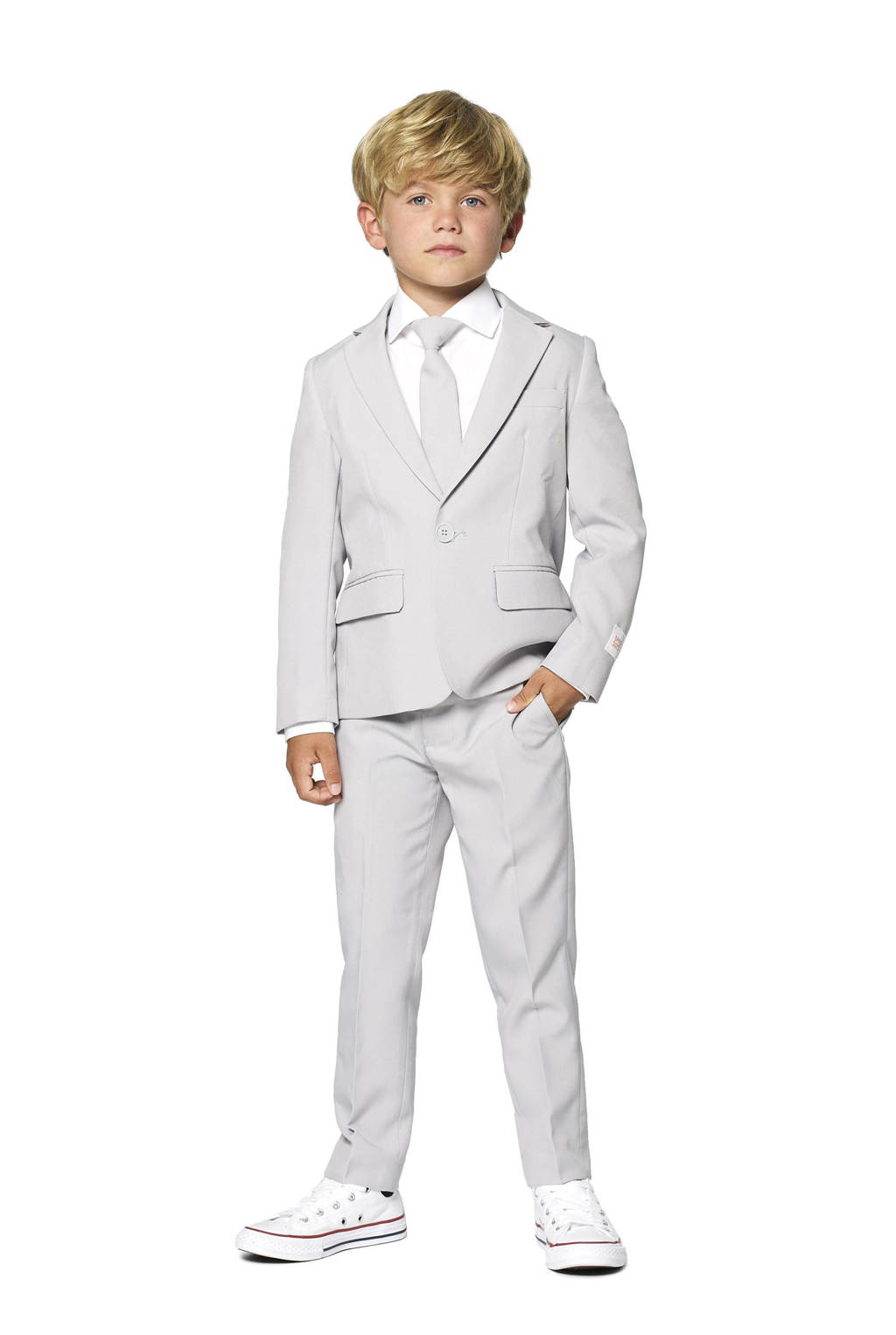 OppoSuits kostuum lichtgrijs
