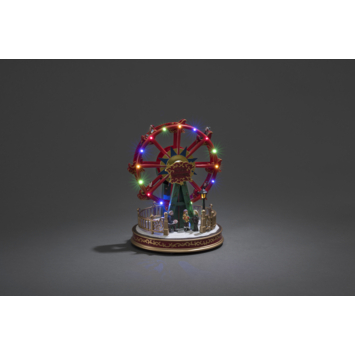 LED winter tafereel reuzenrad 29x21,5cm