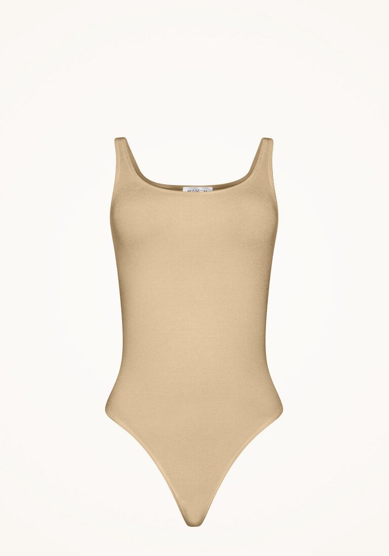 beige wolford top jamaika sting body
