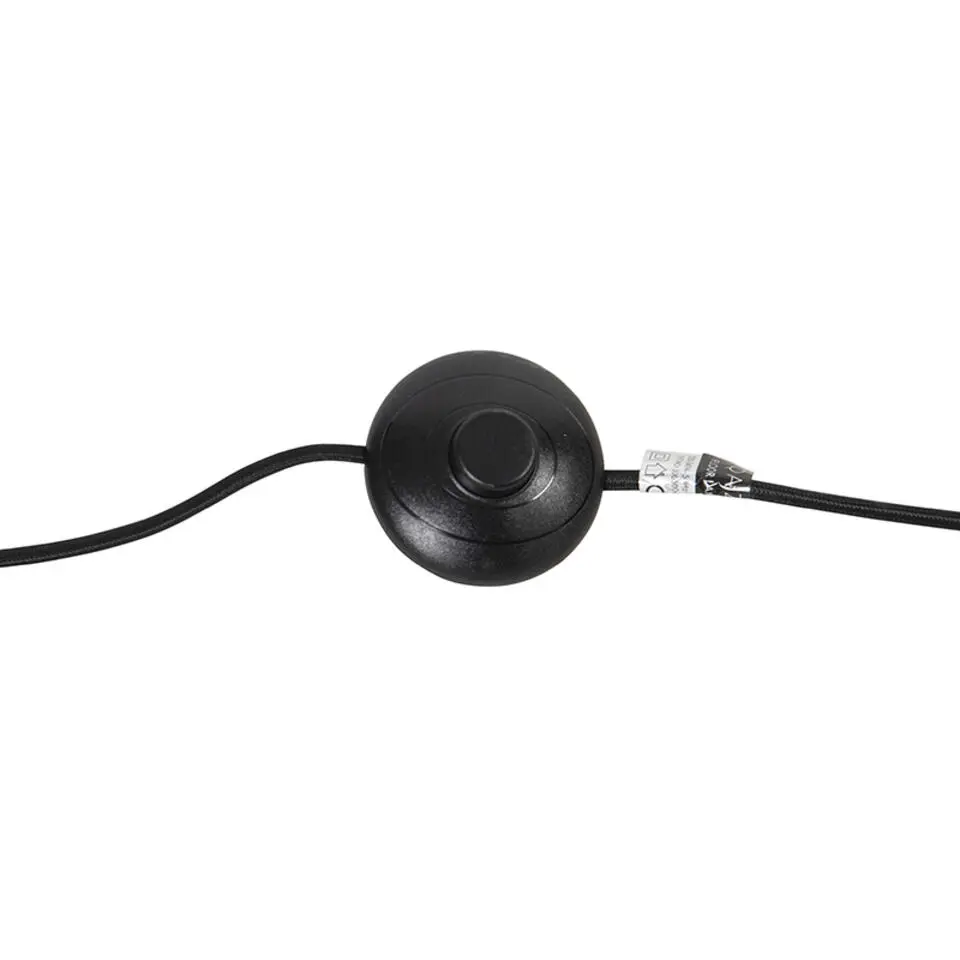 Qazqa vloerlampen qara zwart e27