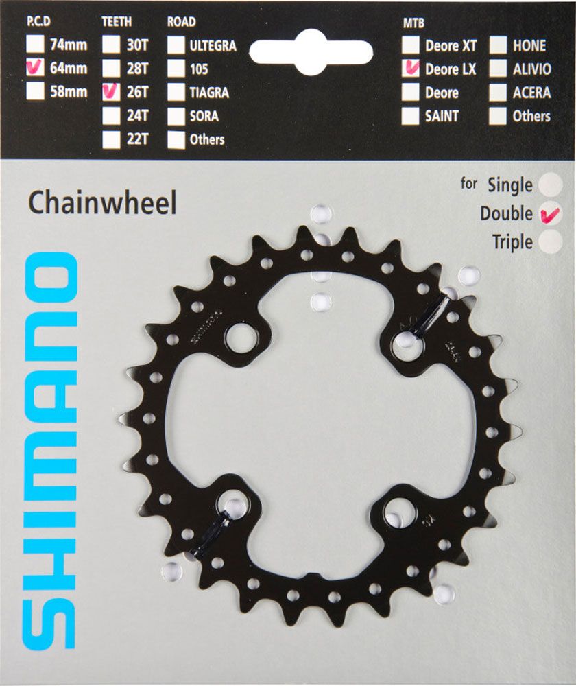 Shimano SLX Kettenblatt für FC-M675 26 Zähne (AK) kaufen | Bike-Discount