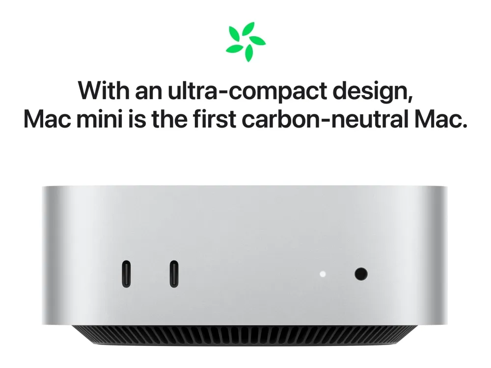 Apple Mac mini - M4 - RAM 24 GB - SSD 512 GB - Apple M4 10-core - Gigabit Ethernet, IEEE 802.11ax (Wi-Fi 6E), Bluetooth 5.3 - macOS Sequoia 15.0 - skærm: ingen - sølv