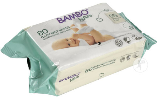 Bambo Lingettes Bébé 80 Pièces