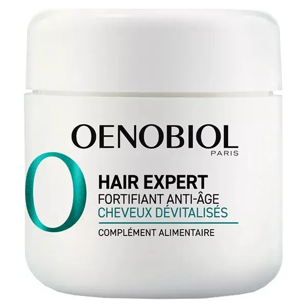 Oenobiol Hair Expert Tratamento Capilar Fortificante Antienvelhecimento, Pacote com 2 x 30 cápsulas