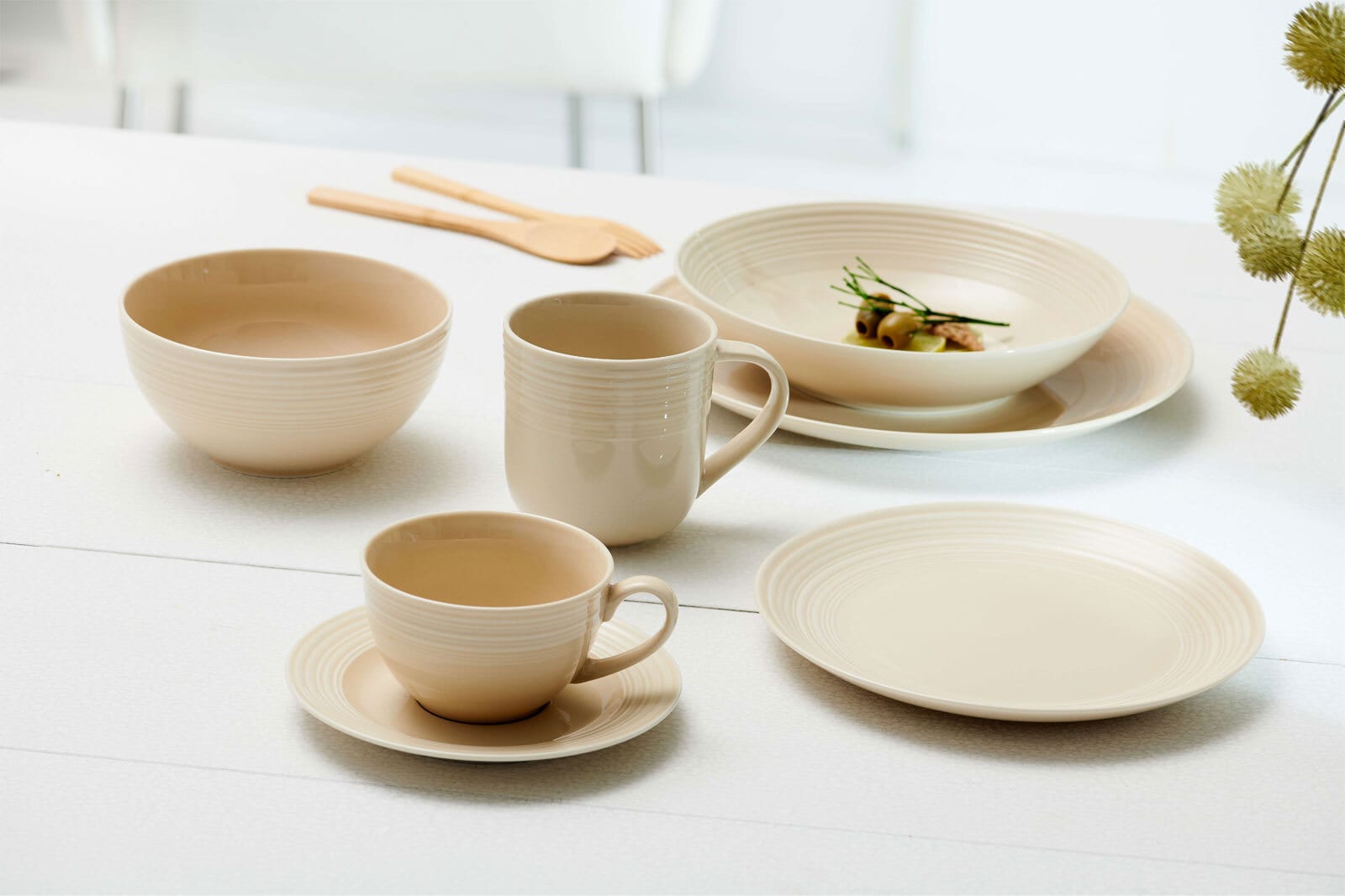 Ritzenhoff & Breker Dessertschale LEVI 6er Set beige