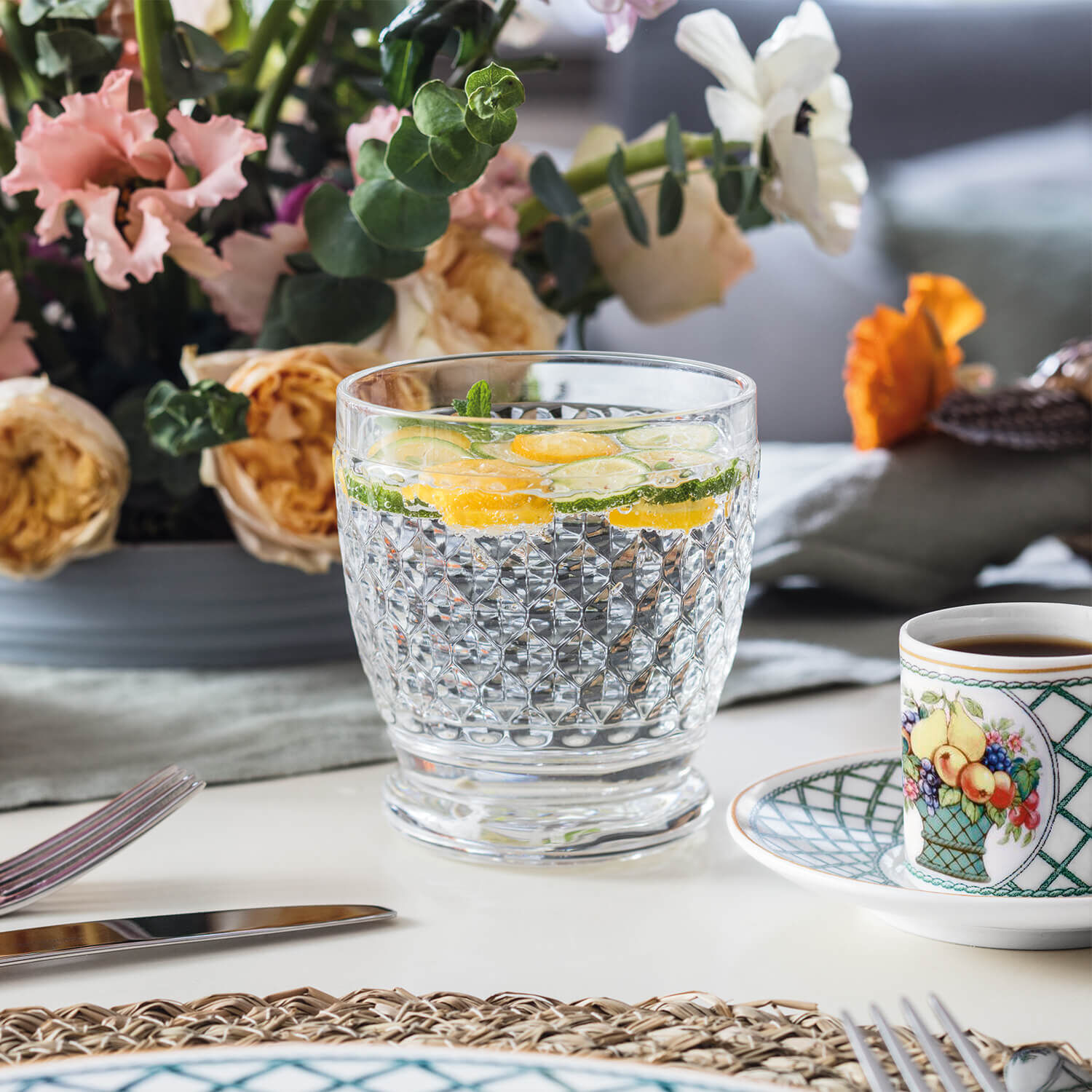 Boston Water glass Clear, 6.8 oz, crystal glass
