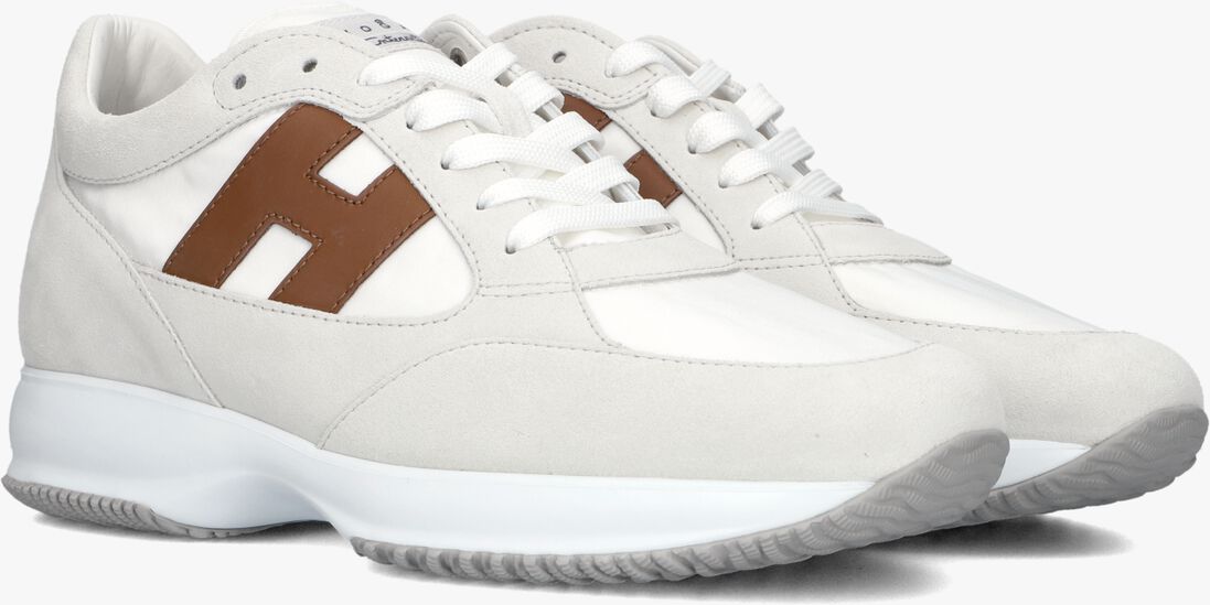 witte hogan lage sneakers interactive allacciato