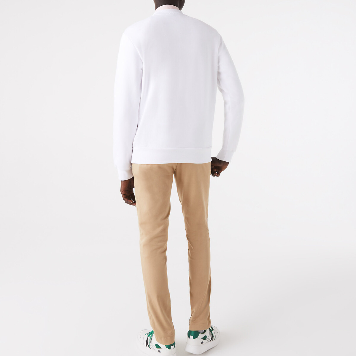 LACOSTE<br>Suéter de gola redonda