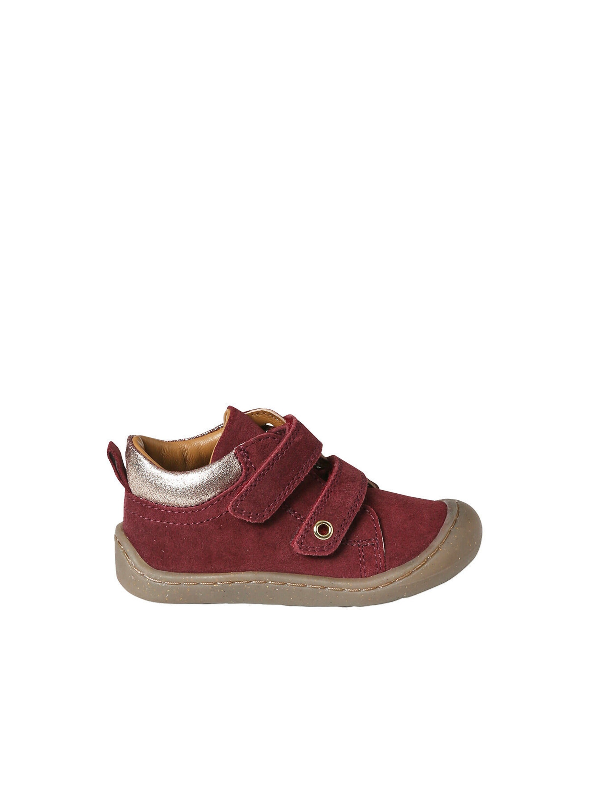 Vertbaudet Baby Lauflern-Boots mit Klett bordeaux