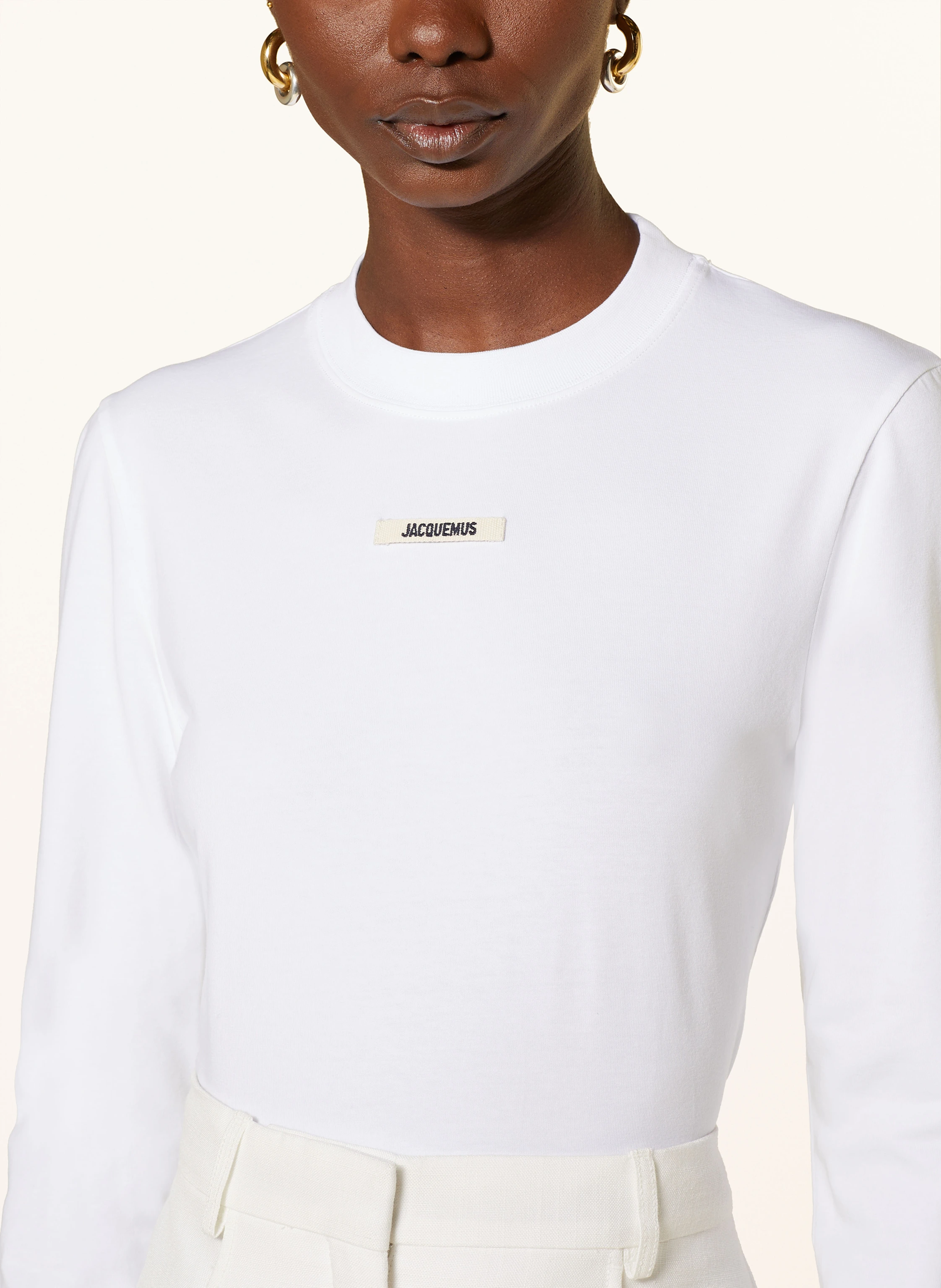 JACQUEMUS Longsleeve LE T-SHIRT GROS GRAIN