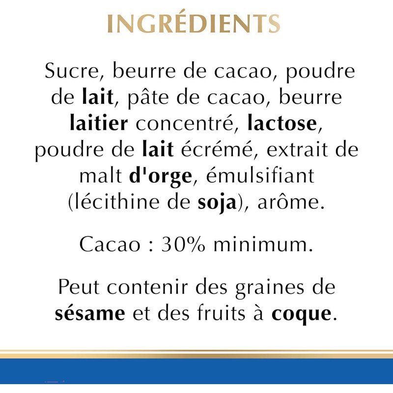 Carrés chocolat lait Excellence Extra-fondant Lindt - Carton de 1,1 kg - 200 pièces