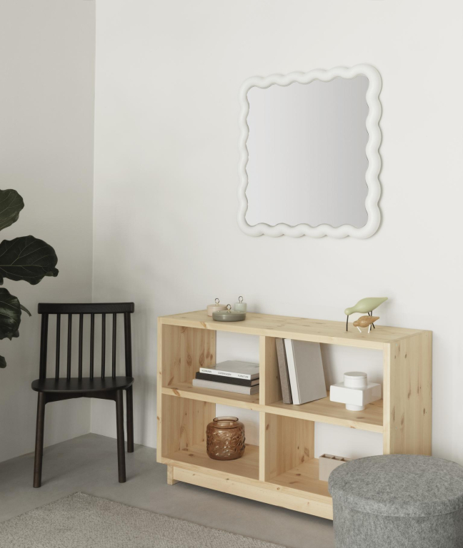 Normann Copenhagen Illu spiegel met LED verlichting 80x80