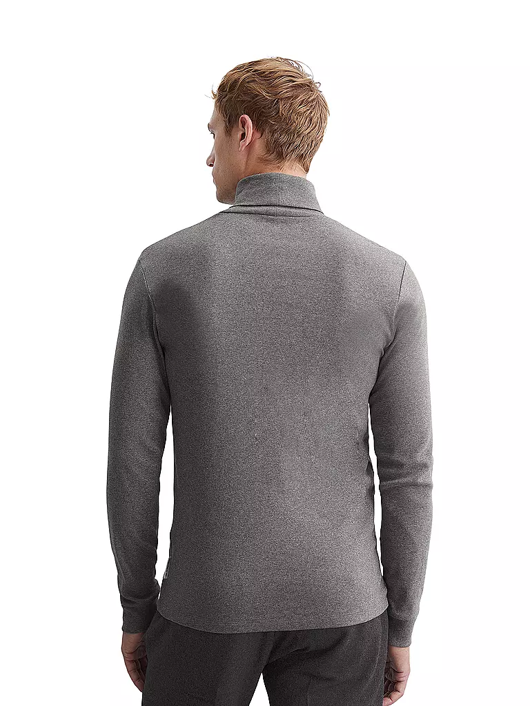 MARC O'POLO Rollkragenshirt grau