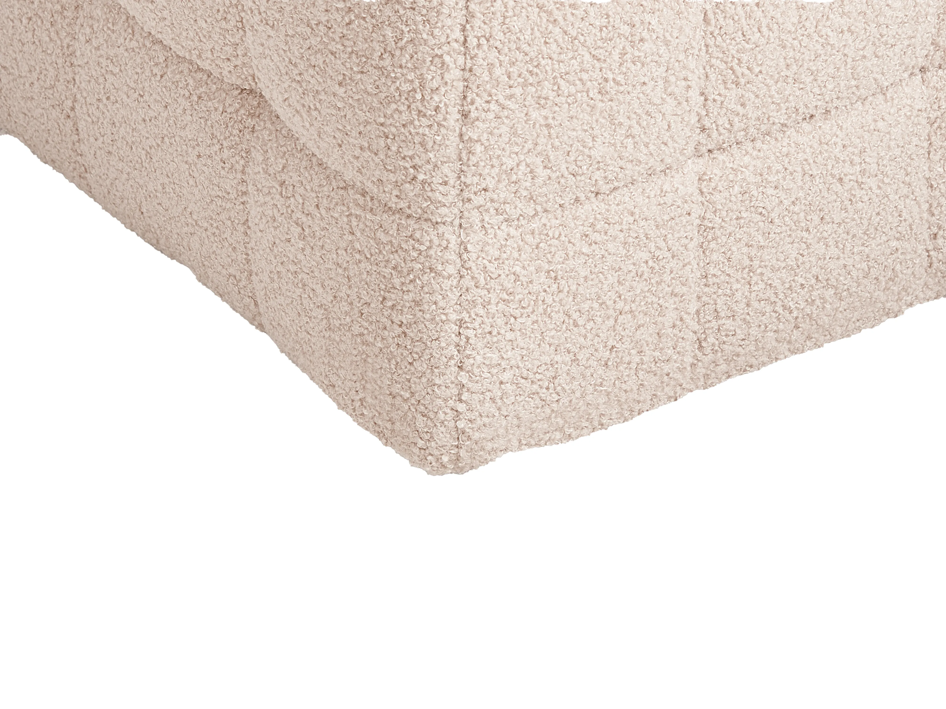 Opbergpoef MICHIGAN Bouclé Beige