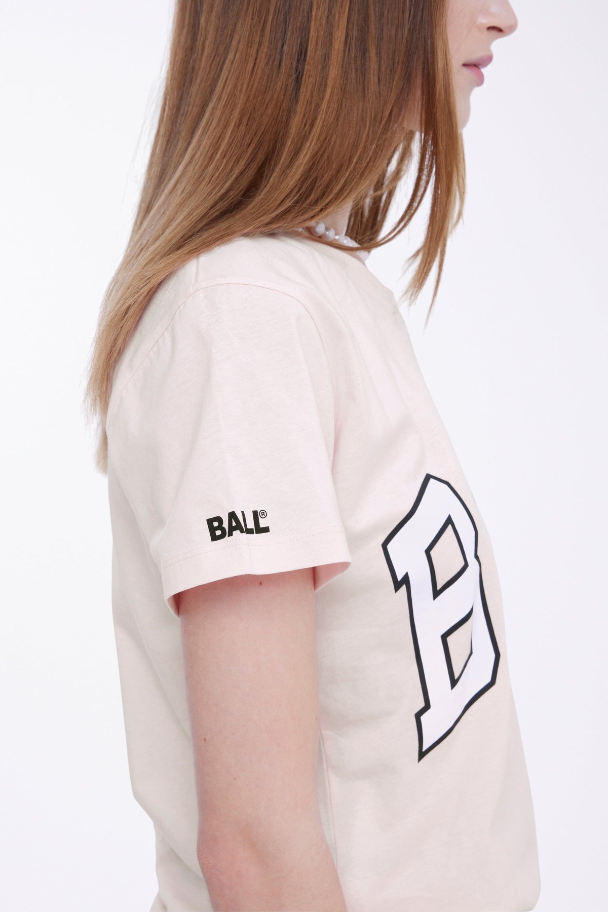 Ball R. David Womens T-Shirt 204303 milkshake