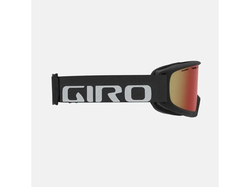 Giro INDEX ASIAN FIT, Enkelt objektiv, Sort, Unisex, Cylindrisk (flad) linse, Sort, Orange