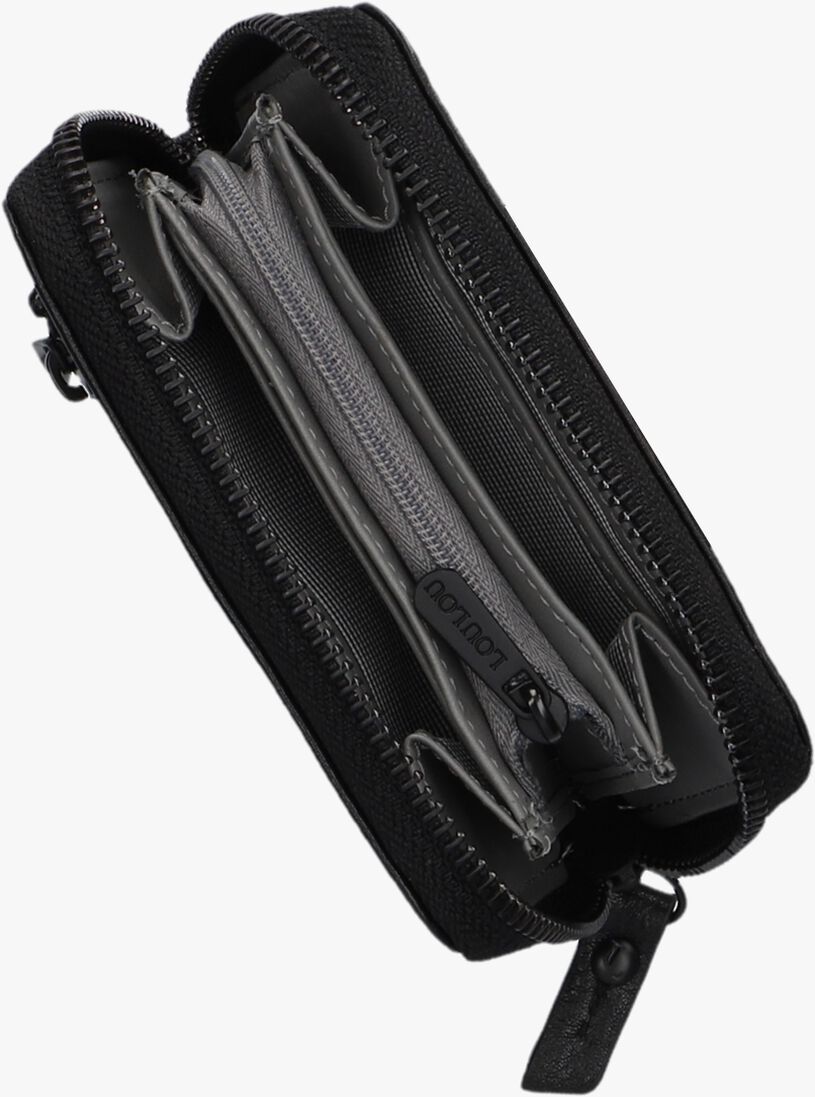 LOULOU ESSENTIELS zwarte loulou essentiels portemonnee slbl1 fierce