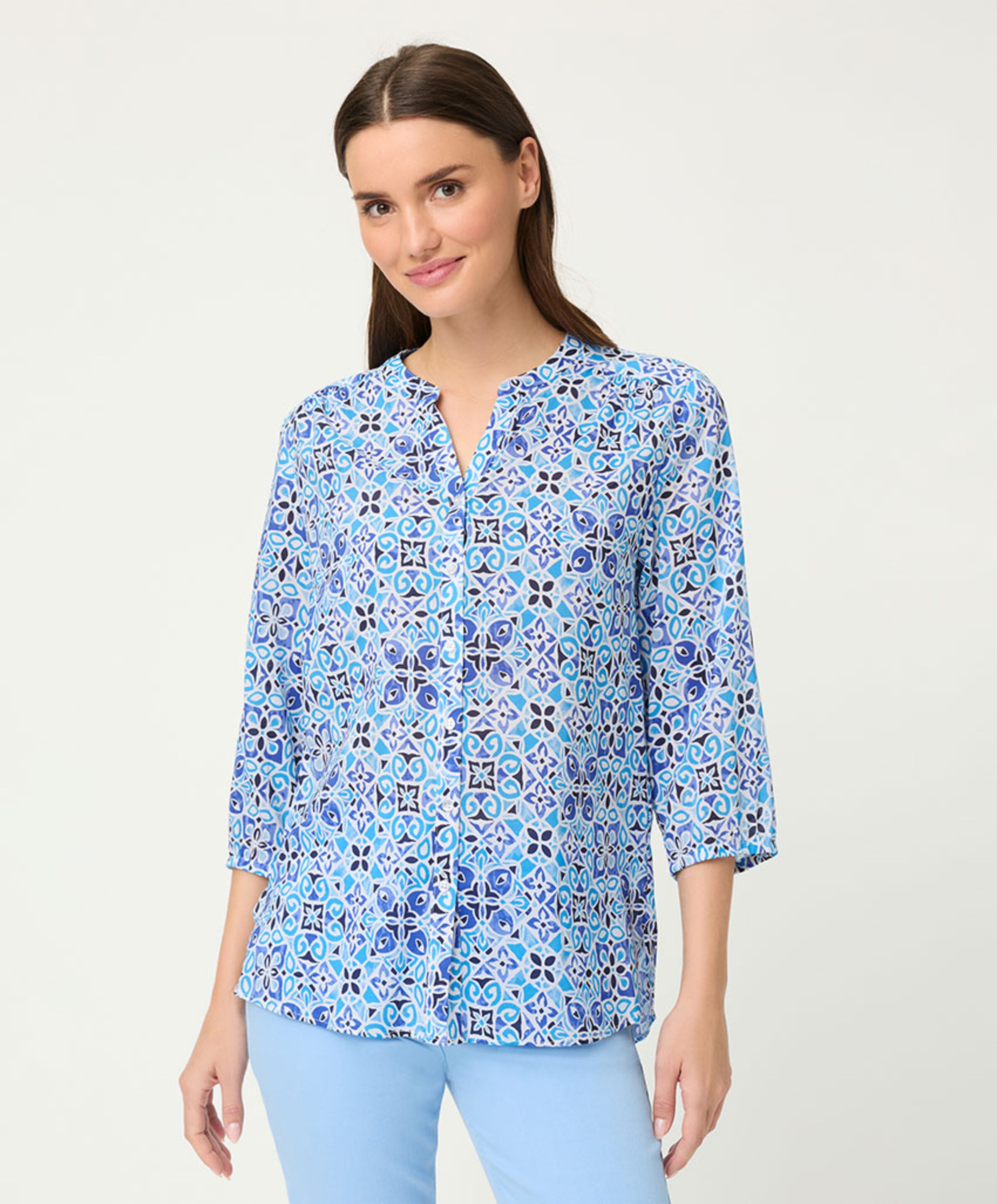 Olsen Dames blouse blauw