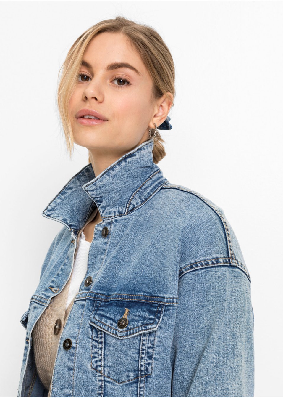 Veste en jean oversized