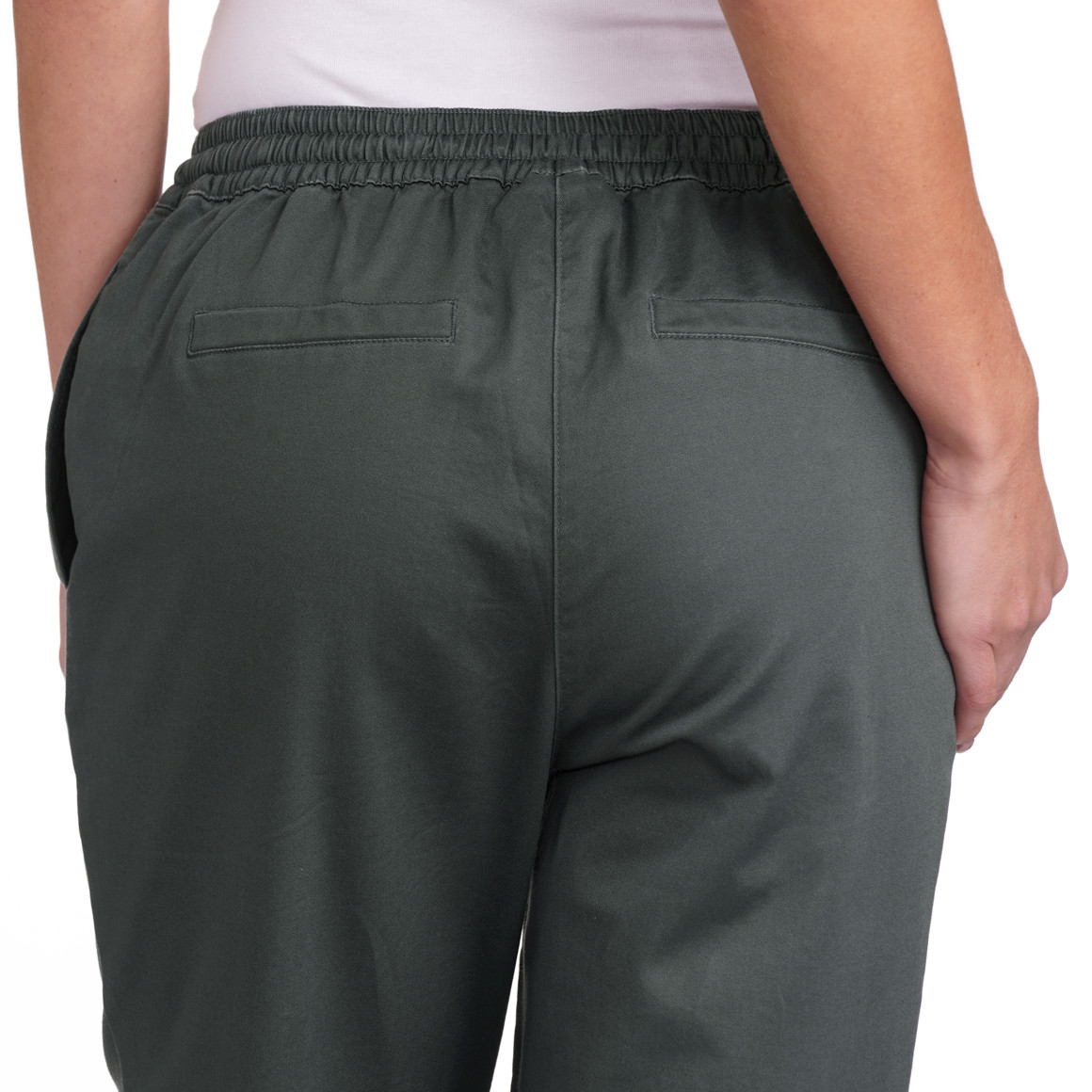 Jonas Nielsen Damen Cargopants mit Beintaschen dunkelgrün