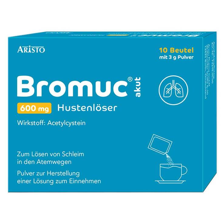 Bromuc akut 600 mg Hustenlöser , 10 St