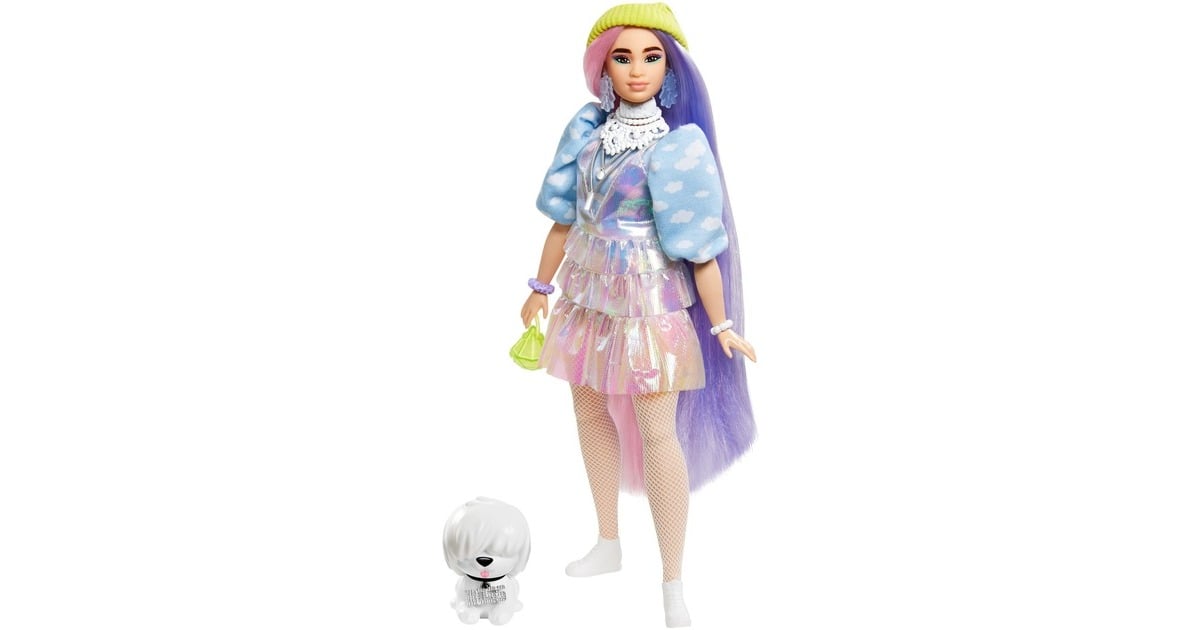 BarbieExtra #2 - Shimmery Look with Pet Puppy Pop
