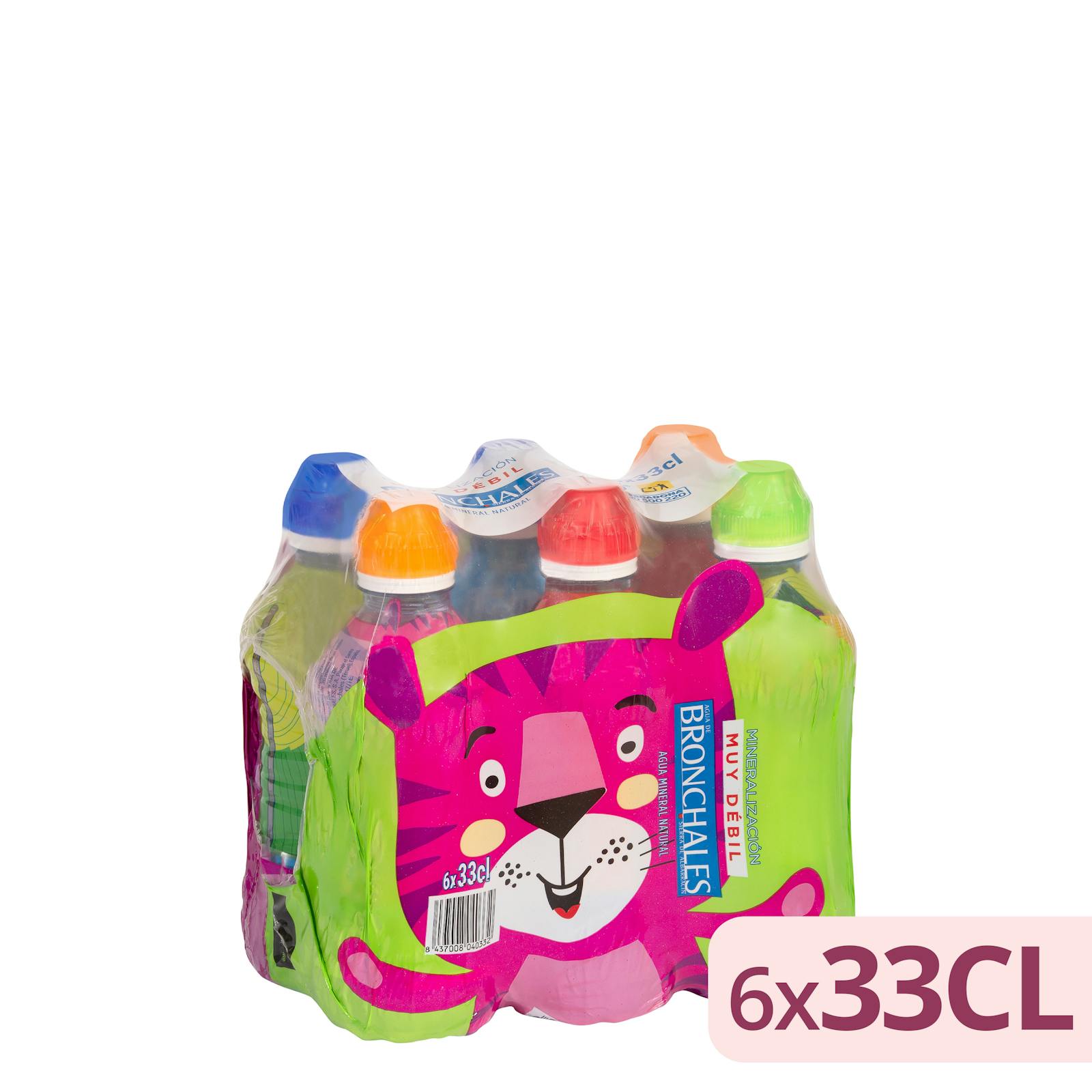Bronchales petite eau minérale avec bouchon enfant