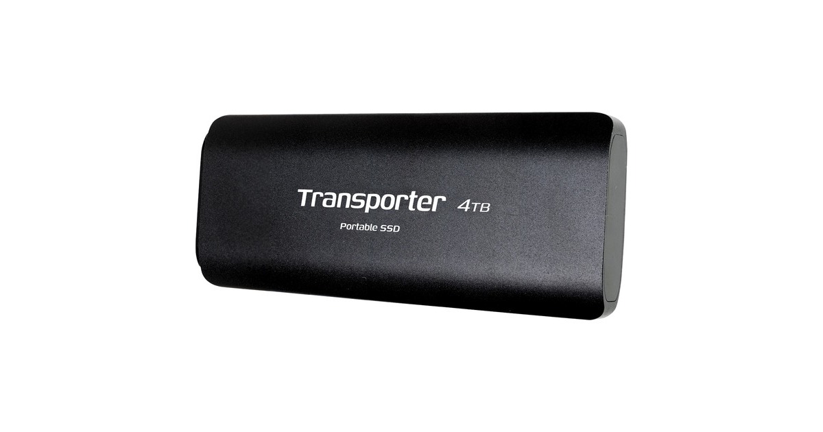PatriotTransporter Portable 4 TB externe SSD  (Zwart, USB 3.2 Gen 2)