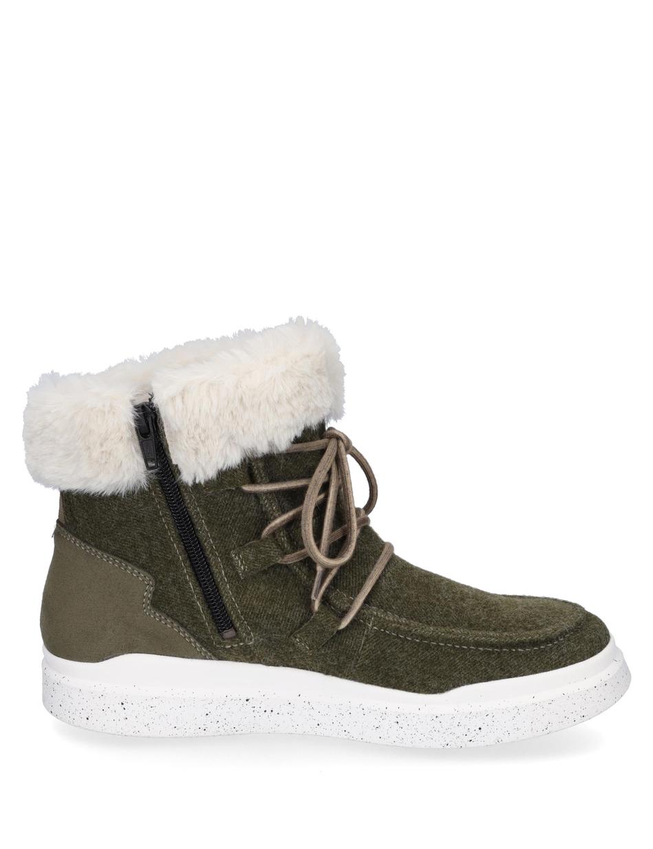 Stiefelette Helsinki 01, oliv-kombi