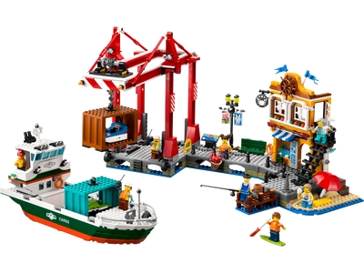 LEGO Haven met vrachtschip (60422)