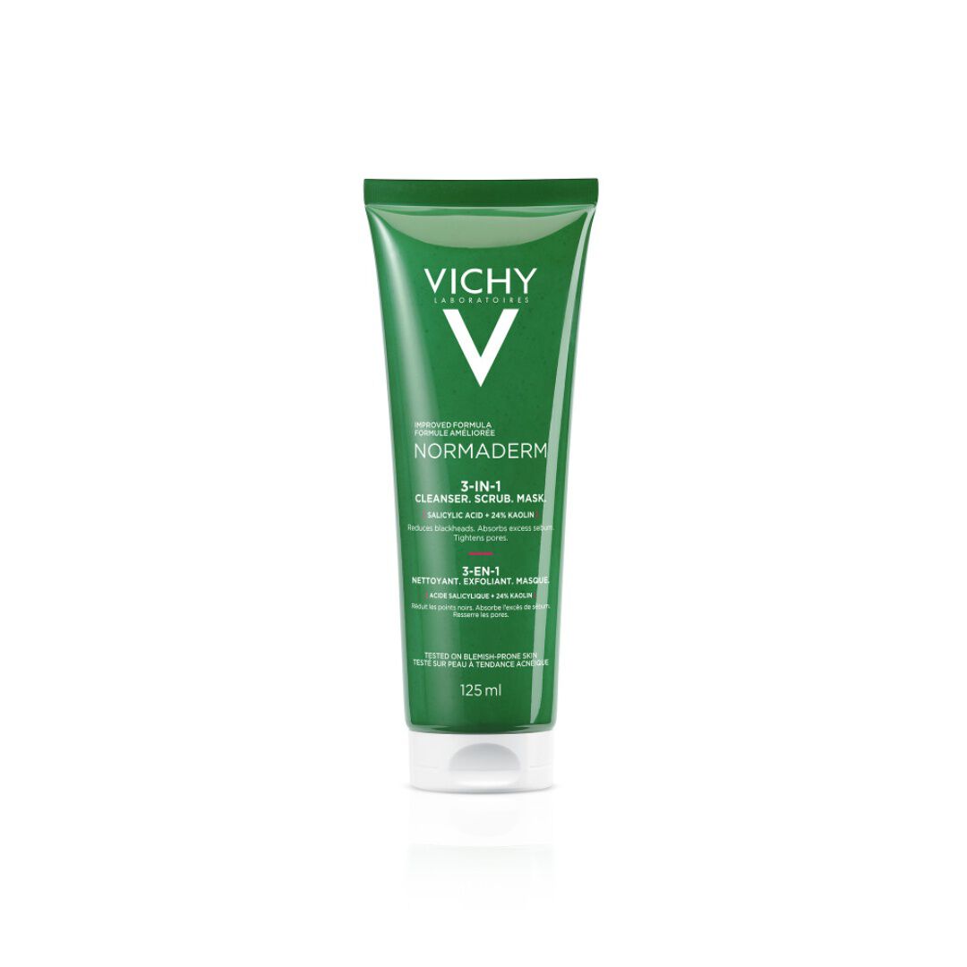VICHY  Normaderm Gel Esfoliante 3 em 1 - 125ml