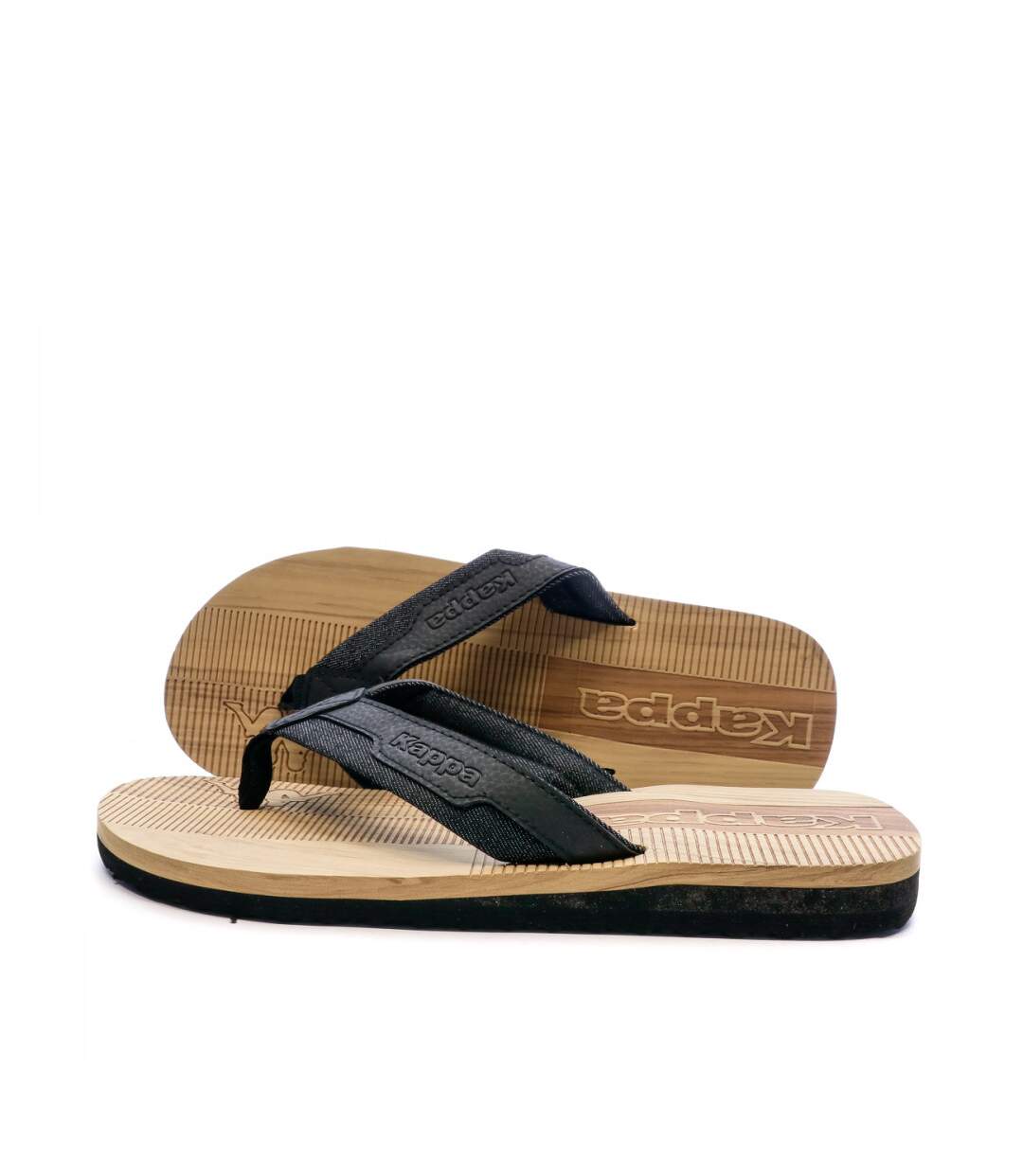 Tongs Marron/Noir Homme Kappa Nemilio