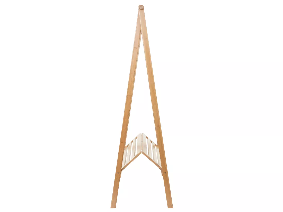 Portant porte-manteau vêtement avec bambou marron 84 x 57 x 149.5 cm 04_0004926