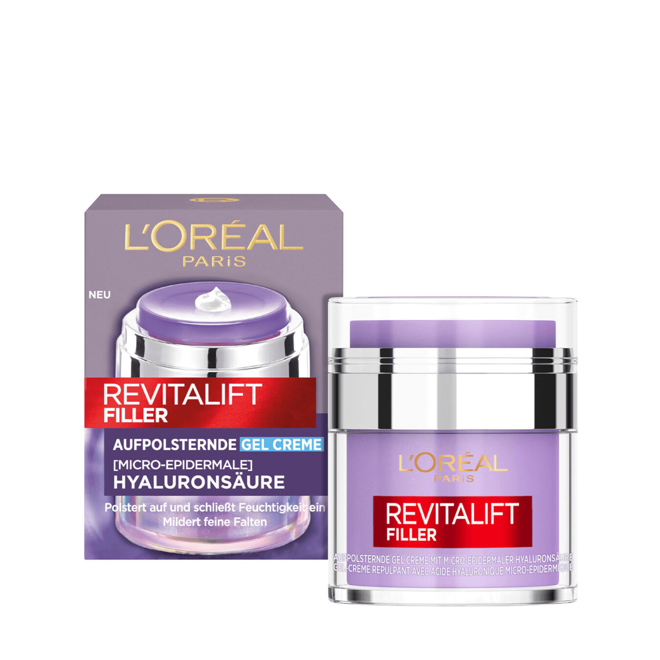L'OREAL PARIS Revitalift Filler<br>50 ml, Topf, Creme, Tagescreme