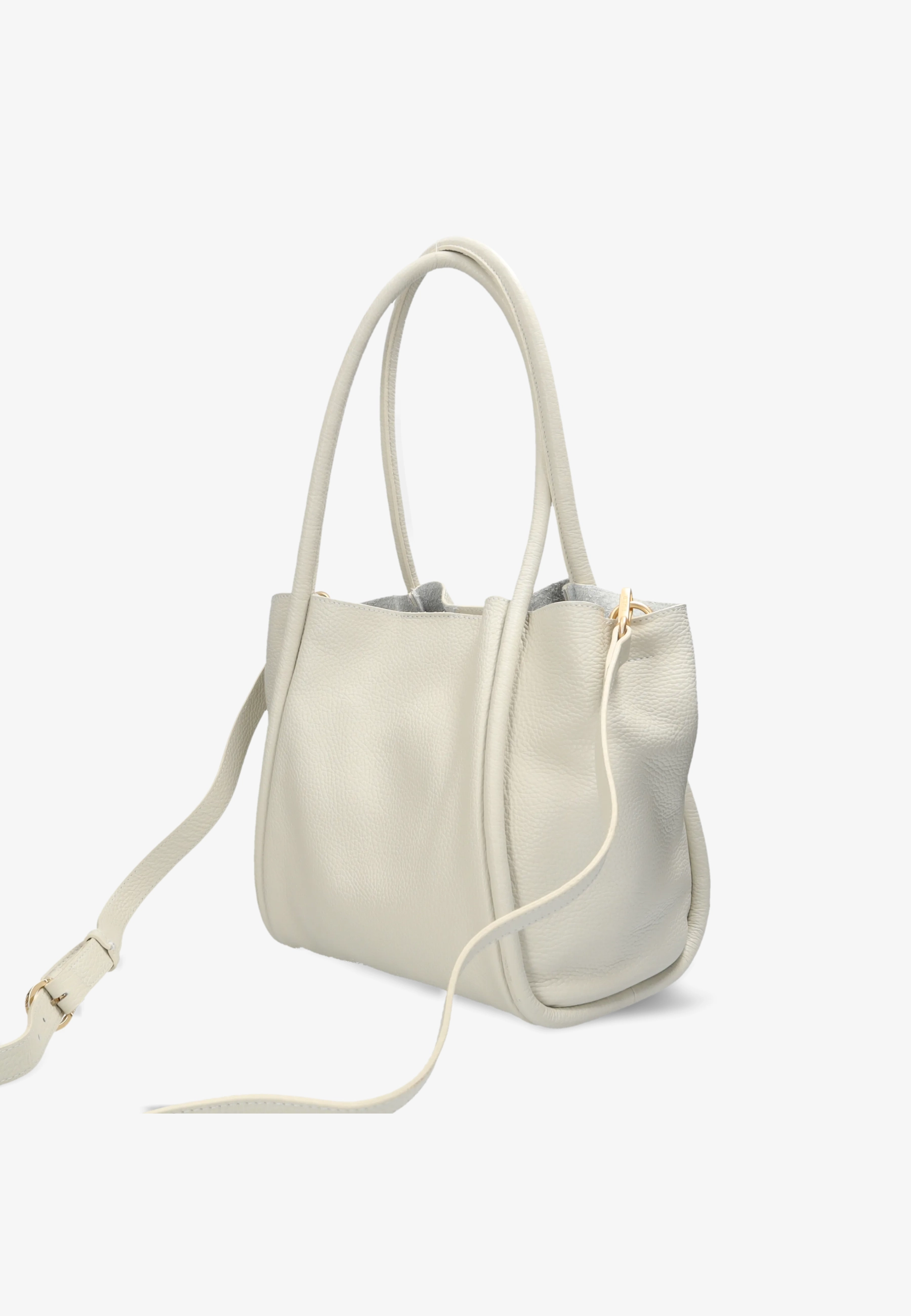 NALANI Shoulder Bag leather Off White