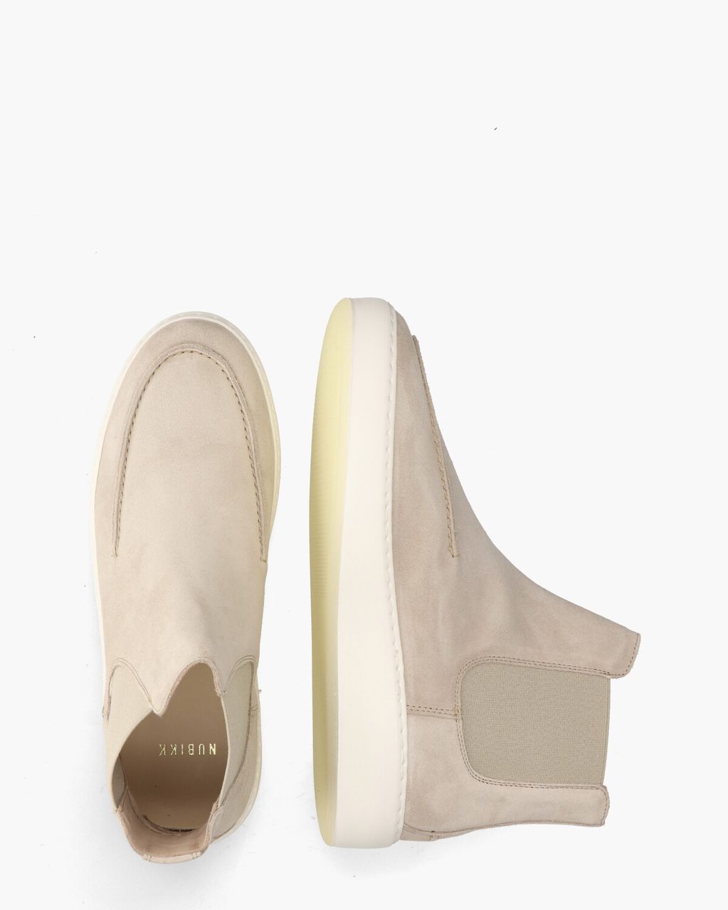Nubikk Jiro Vostro Beige Heren Chelseaboots