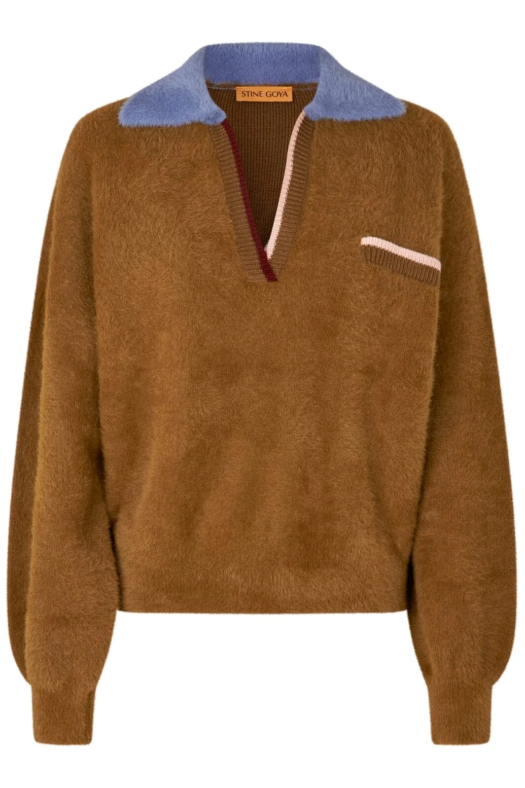 Stine Goya Knit Polo, 2326 Fluffy Knit