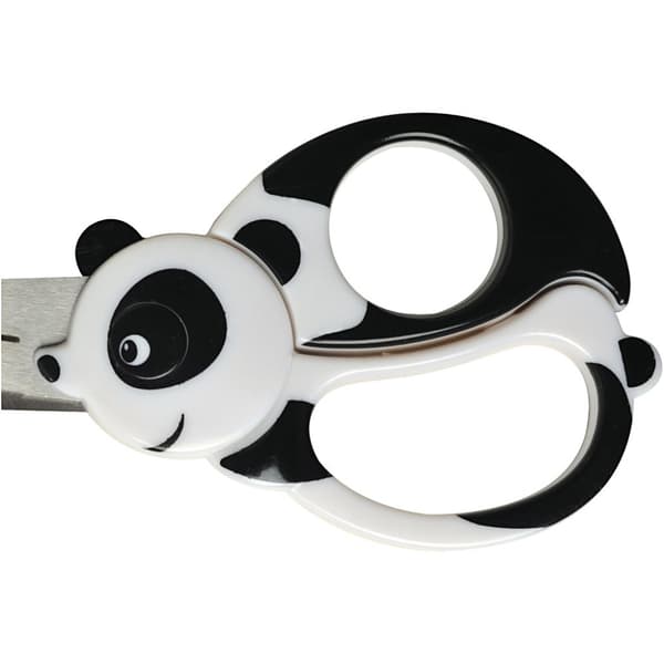 Fiskars Barnesaks med Dyremotiv, panda, L: 13 cm, 1 stk.