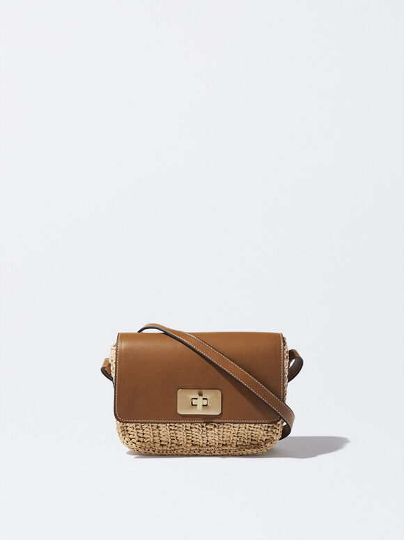 Bolso Bandolera De Paja - Camelo