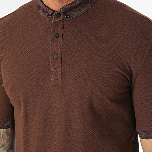 Polo Manches Courtes Marron
