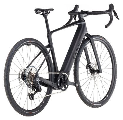 Vélo de Gravel Électrique Cube Nuroad Hybrid C:62 SLX 400X Sram Rival eTap AXS/Sram GX Eagle AXS 12V 400 Wh 700 mm Noir Carbon 2025