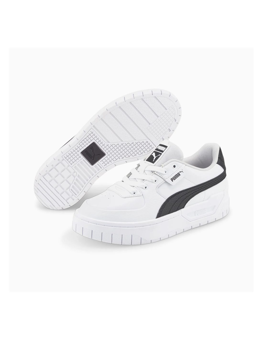 puma sneakers femme cali dream leather cuir blanc/noir