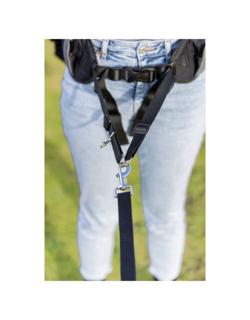 Trixie Heuptas - Hondenopvoeding - 57-138 cm Grijs Zwart