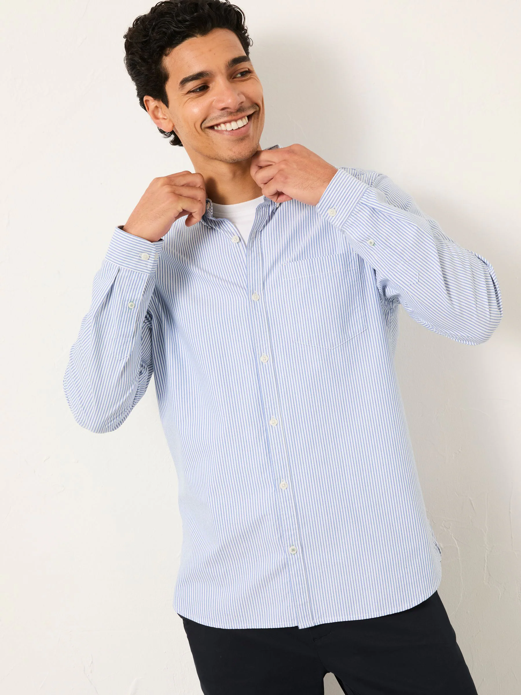 FatFace Long Sleeve Stripe Shirt