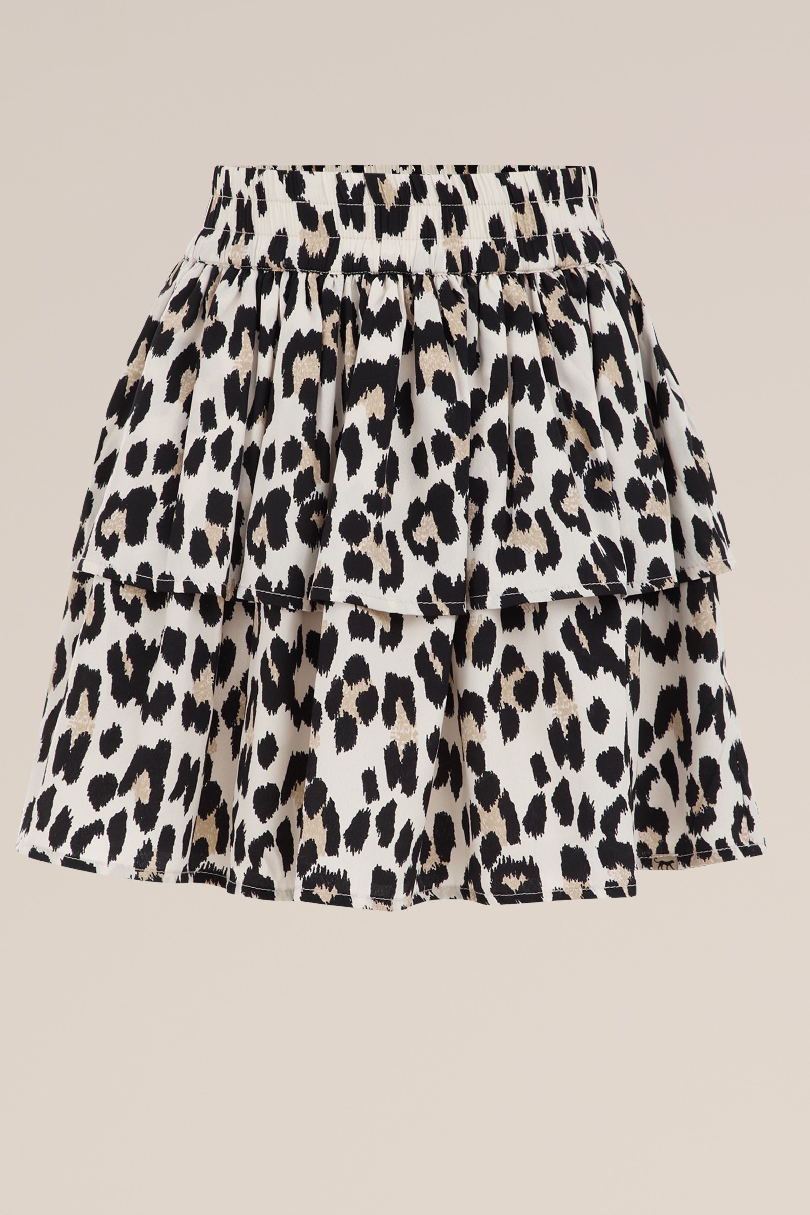 Meisjes rok met dessin WE Fashion Gebroken wit