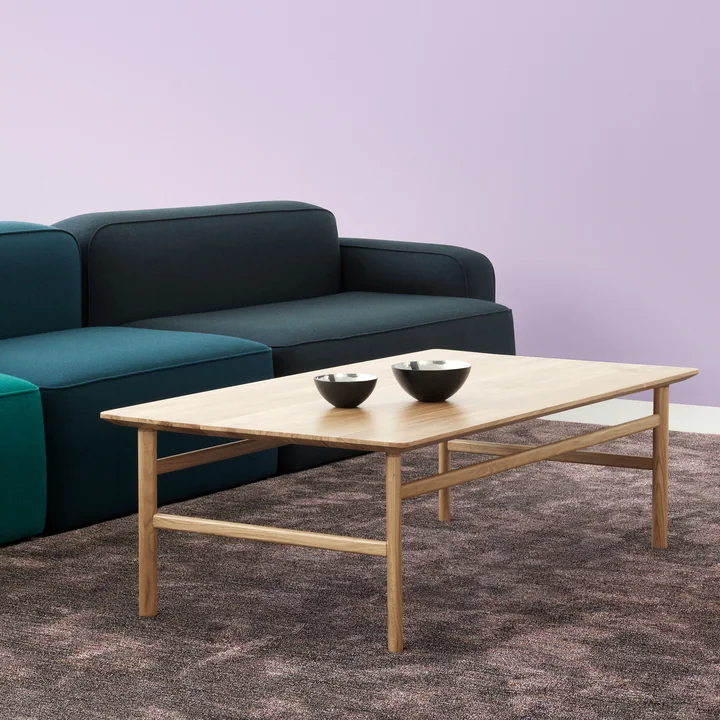 Normann Copenhagen - Grow Couchtisch, 120 x 70 cm, Eiche